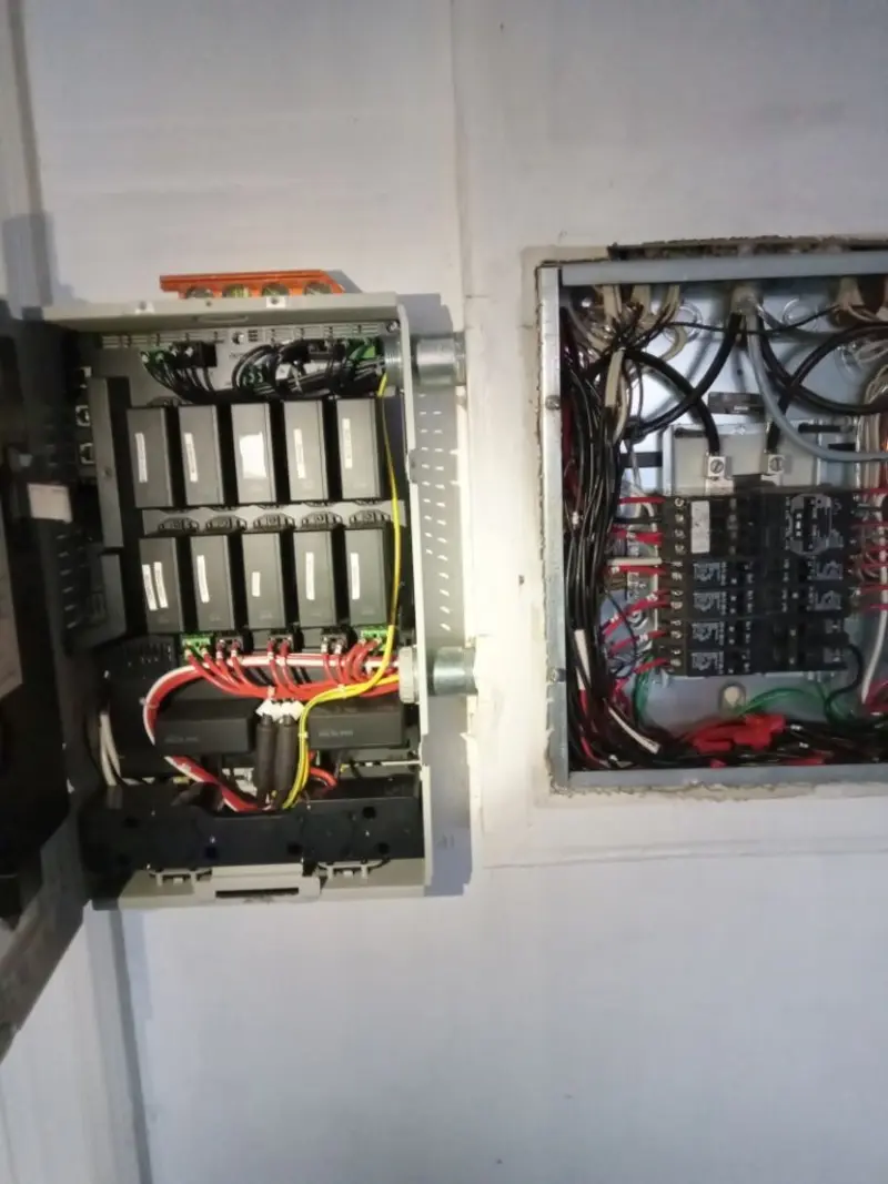 Electrical panel upgrade completed for Commercial Electrician Services in Erie